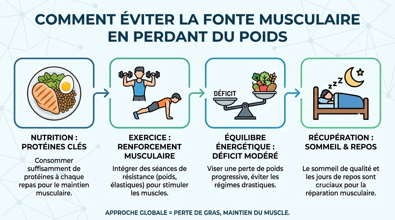 Perte de poids et masse musculaire