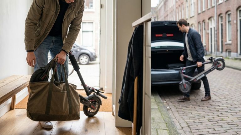 Comment ranger et transporter votre trottinette électrique