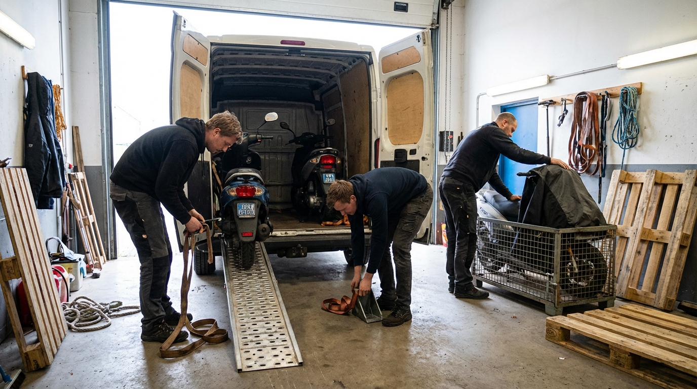 Comment transporter un scooter dans une camionnette : 5 méthodes efficaces