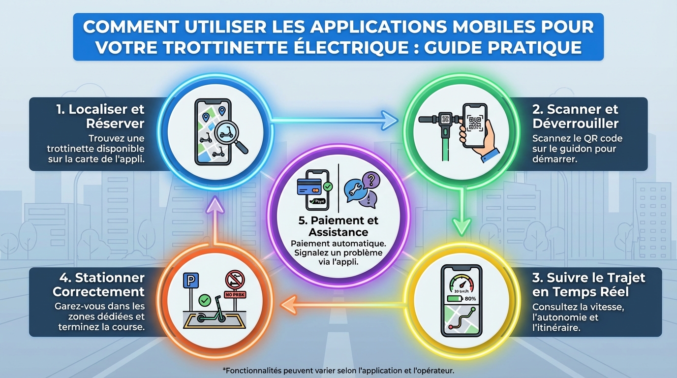 Comment sécuriser votre trottinette avec une application