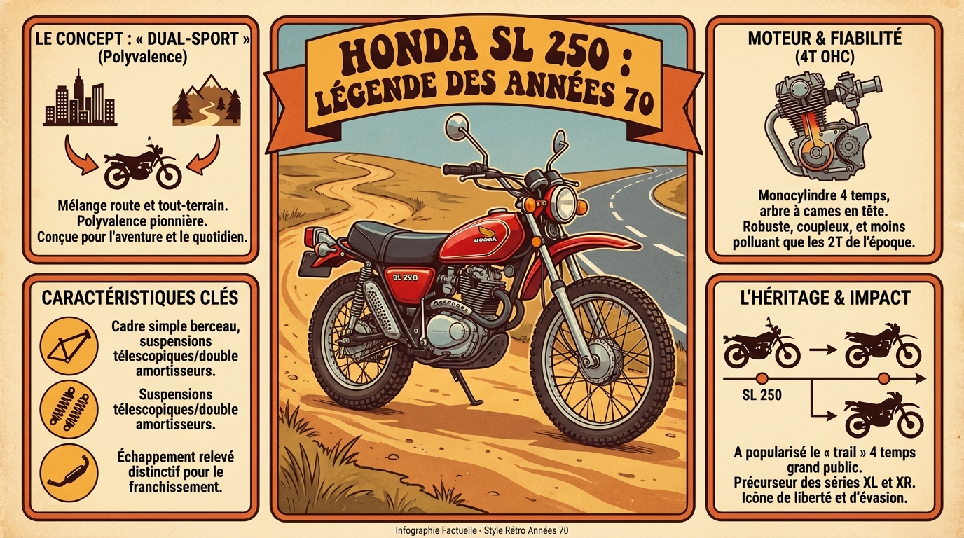 L’histoire de la Honda SL 250