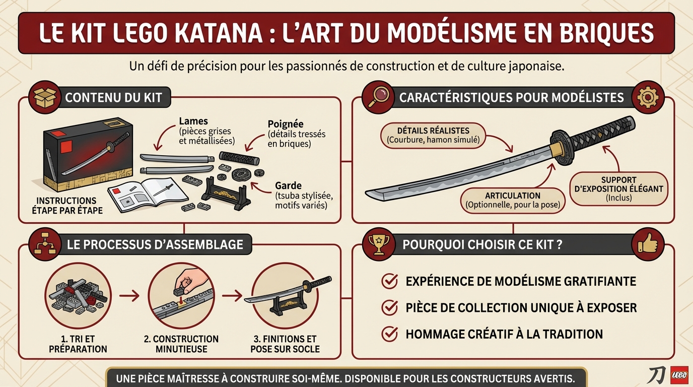 Comment assembler votre kit Lego katana ?