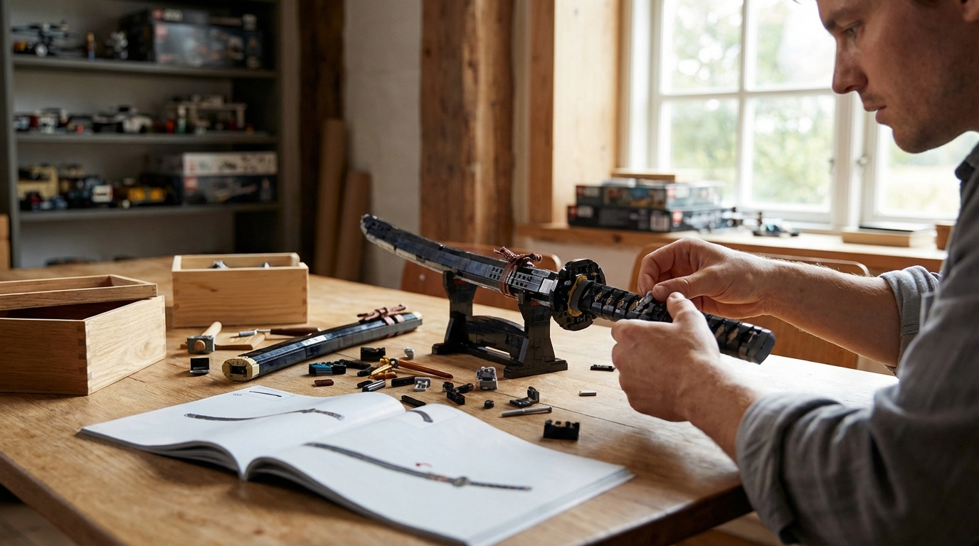 Découvrez le kit lego katana pour les fans de modélisme