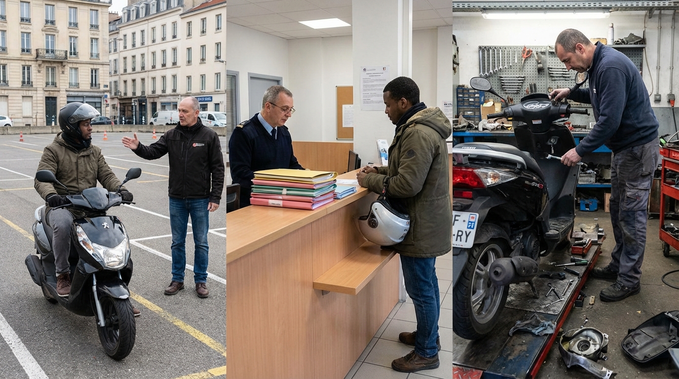 Devenir taxi scooter : les étapes essentielles à connaître