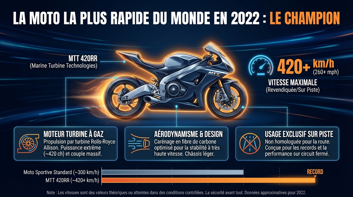 Classement des motos par vitesse