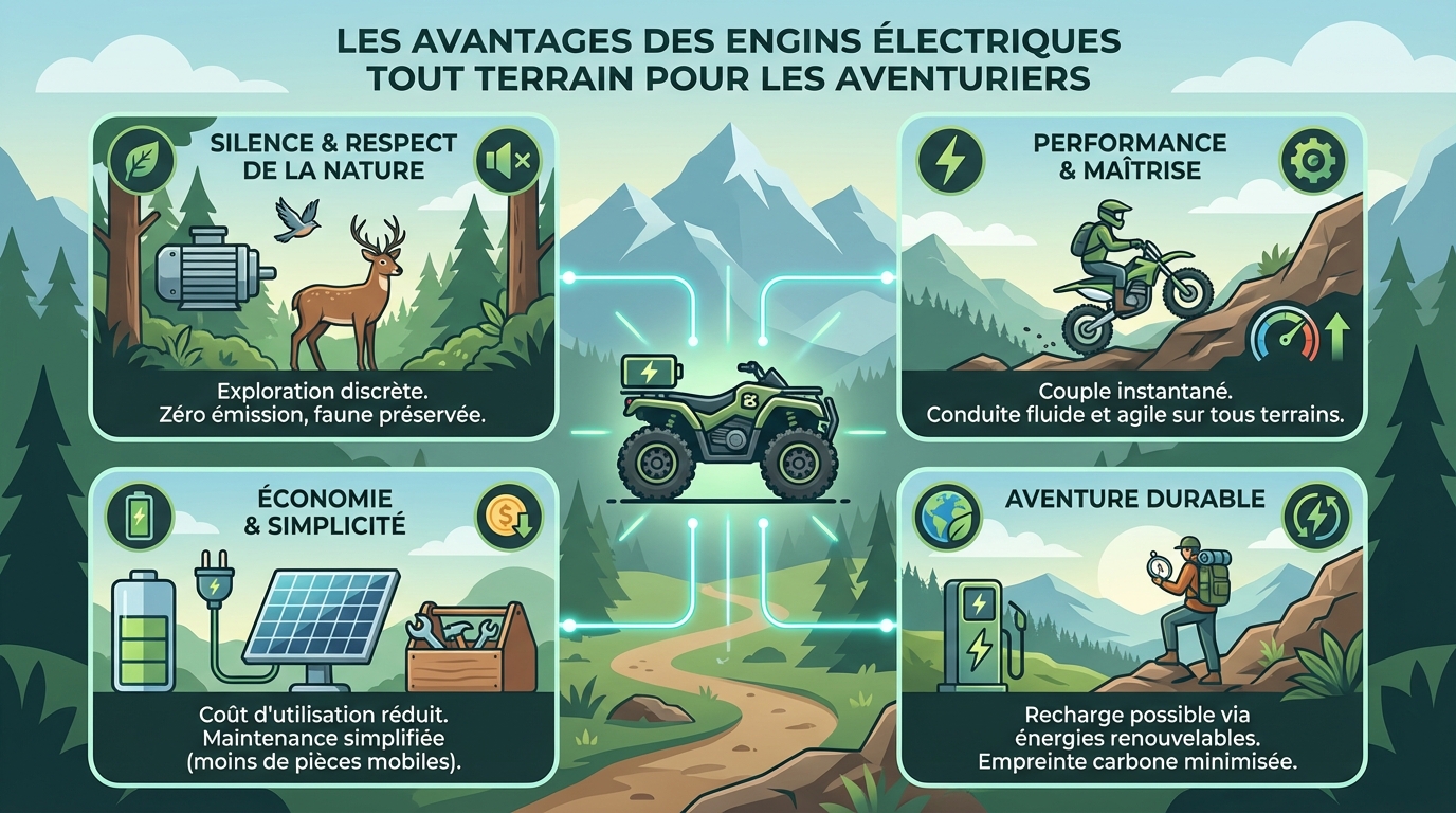 Avantages des engins électriques tout terrain