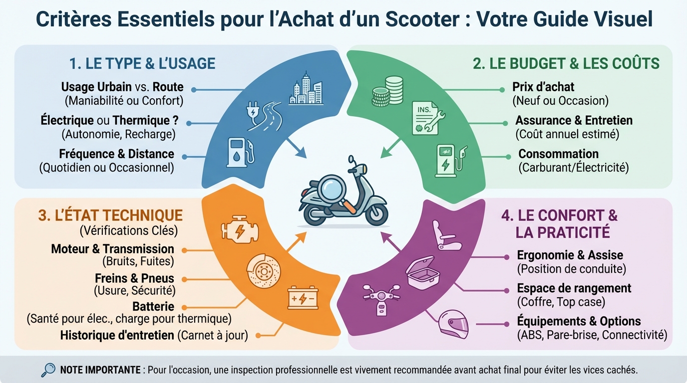 Les critères à vérifier