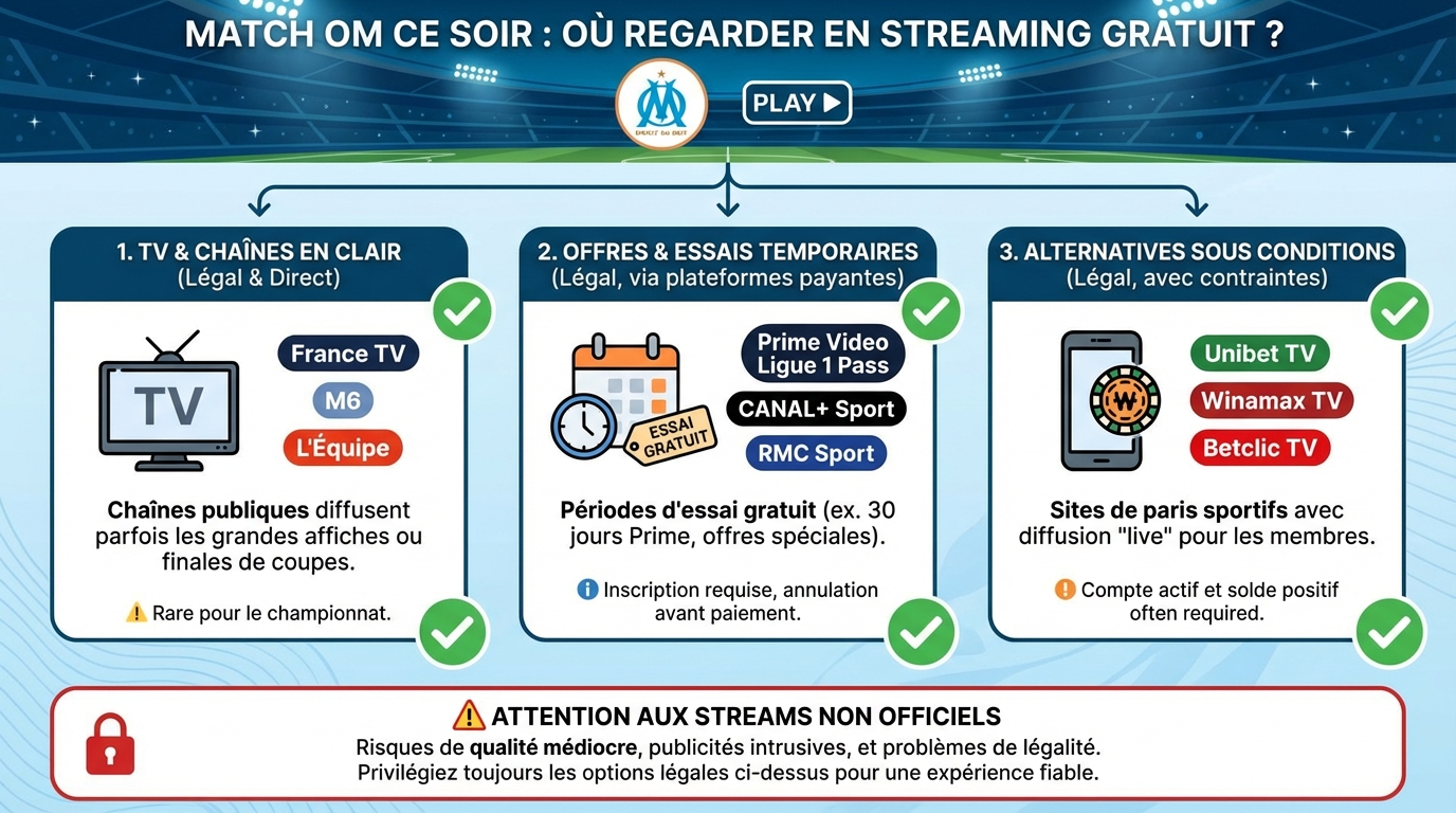 Options de streaming gratuit