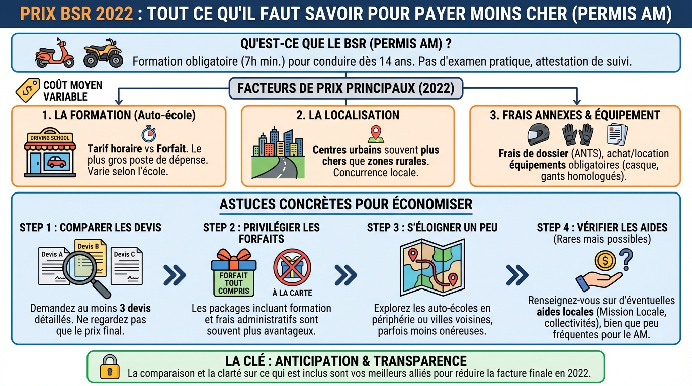 Prix BSR 2022 : tout ce qu'il faut savoir pour payer moins cher 1 Prix du BSR en 2022