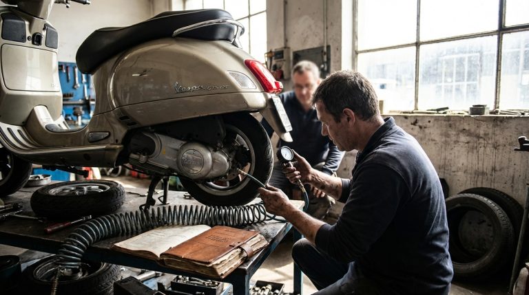 Quelle est la pression idéale des pneus pour un vespa GTS 125 ?