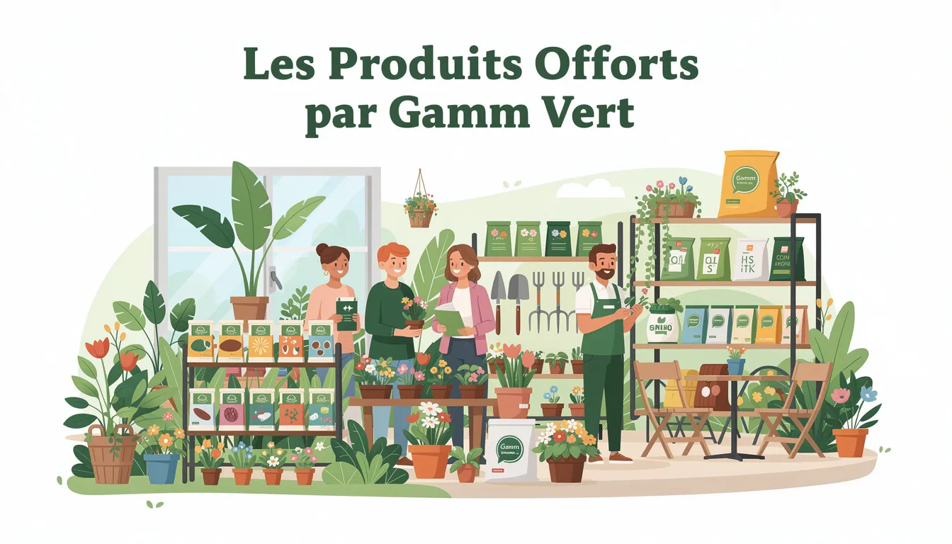 Découvrez gamm vert : votre jardinerie de prédilection 1 Les Produits Offerts par Gamm Vert