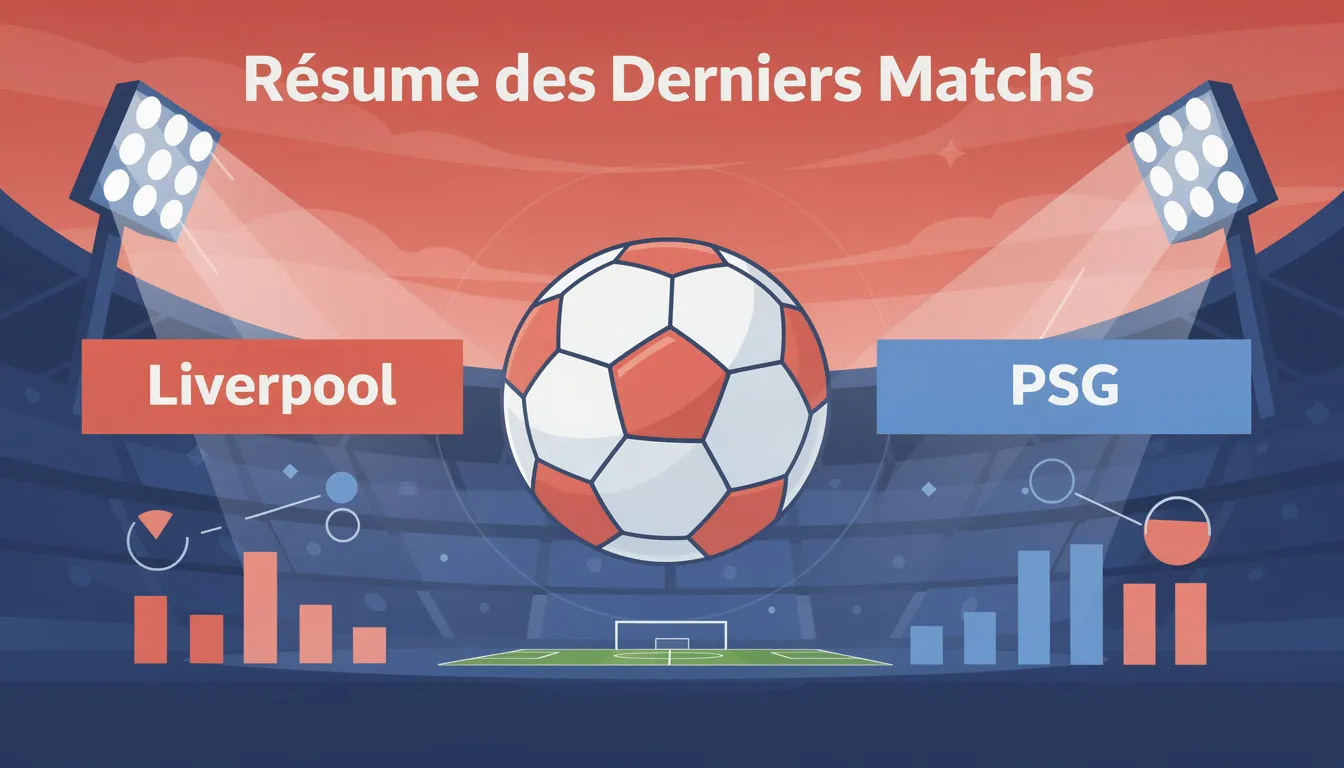 Liverpool – PSG : histoire, statistiques et résumé du match 1 Résumé des Derniers Matchs