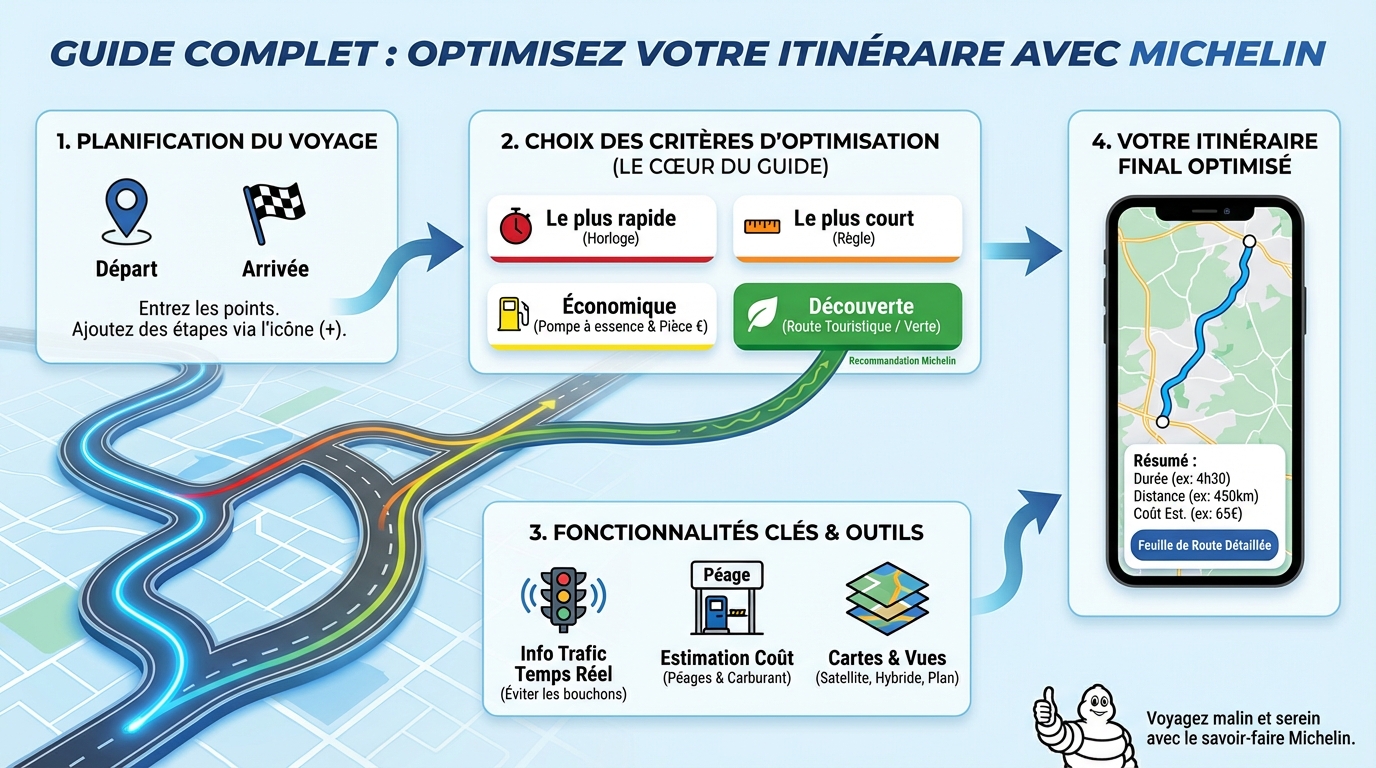 Comment utiliser l'application Michelin ?