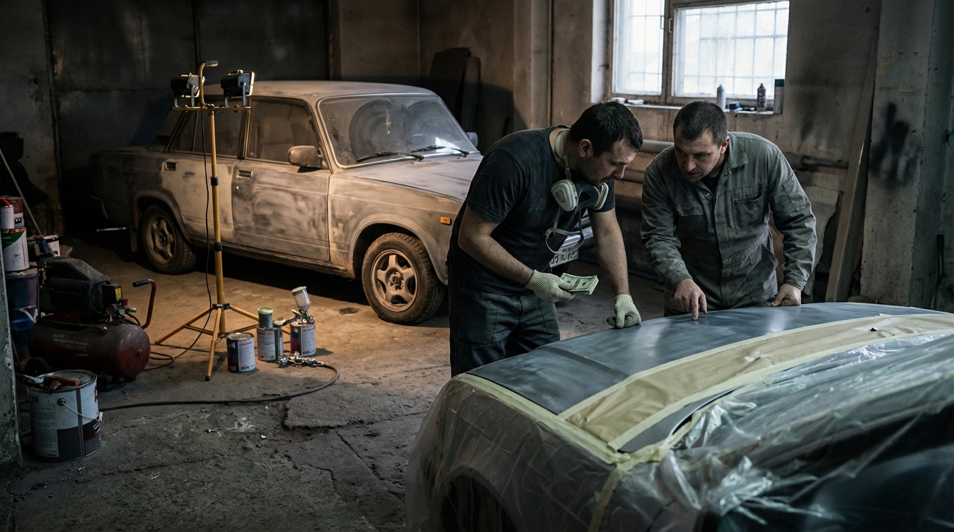 Prix de la peinture complète d'une voiture au black : ce qu'il faut savoir