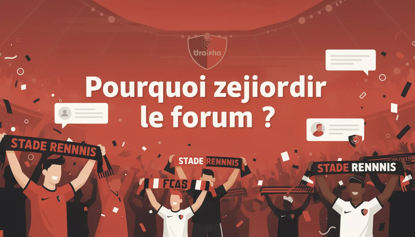 Rejoignez le forum des supporters du stade rennais 1 Pourquoi rejoindre le forum ?