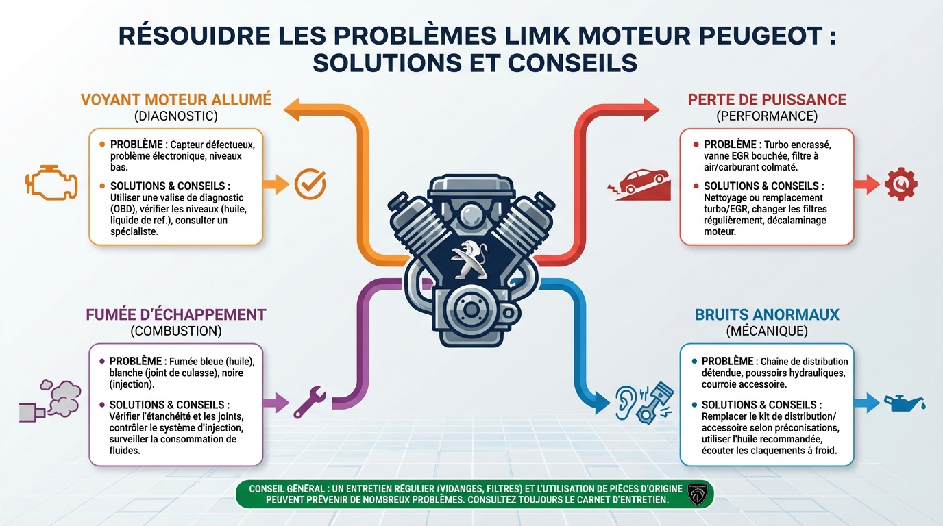 Résoudre les problèmes moteur peugeot : solutions et conseils 1 Causes des problèmes moteurs