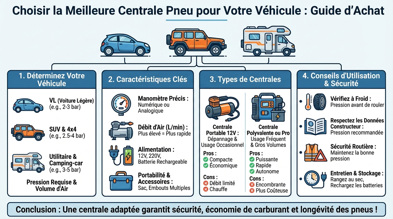 Qu'est-ce qu'une centrale pneu ?