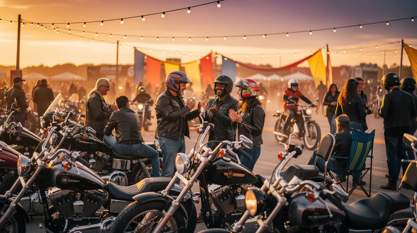 Événements et rencontres à l'ambiance moto