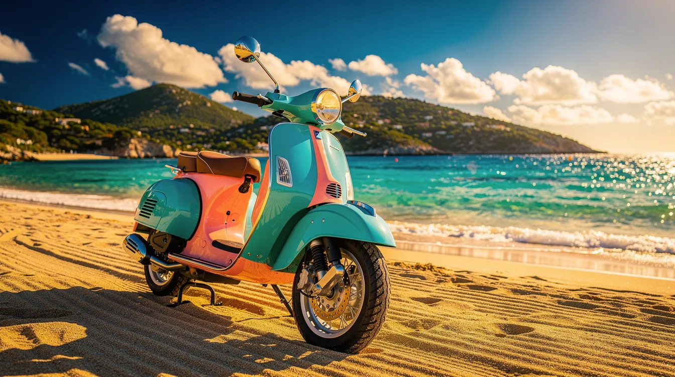 Location de scooter à ibiza : explorez l'île en toute liberté